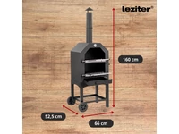 Kép 3/5 - Fornello mobil kemence pizzasütő