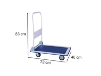 Kép 3/3 - Szállító raktári kézikocsi 150 Kg