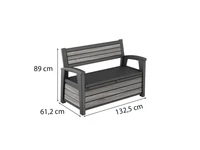 Kép 3/5 - Decocoat műanyag kerti pad/tároló 227 L