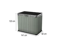 Kép 3/4 - Sio darwin műanyag kerti tároló 1100 L