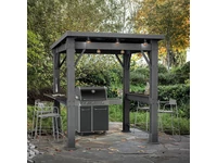 Kép 2/4 - Kerti grill pavilon, pulttal, tetővel