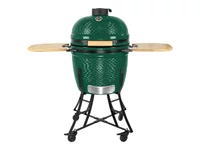 Kép 1/5 - Kerámia faszéngrill oldalpolcokkal, 46 cm ráccsal