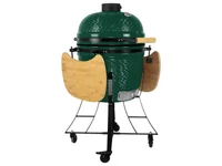 Kép 3/5 - Kerámia faszéngrill oldalpolcokkal, 46 cm ráccsal