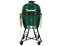 Kép 4/5 - Kerámia faszéngrill oldalpolcokkal, 46 cm ráccsal