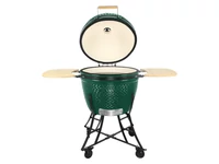 Kép 2/5 - Kerámia faszéngrill oldalpolcokkal, 57 cm ráccsal