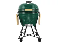 Kép 3/5 - Kerámia faszéngrill oldalpolcokkal, 57 cm ráccsal