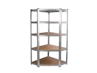 Kép 1/2 - Nagy teherbírású sarokpolc 180x70x40-40 cm 175 kg króm