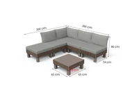 Kép 3/4 - Elements full kerti bútor szett