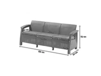 Kép 2/3 - Corfu love seat max kanapé