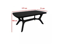 Kép 3/4 - Balorca 6+1 kerti bútor garnitúra szett