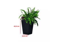Kép 2/3 - Rattan planter S virágtartó