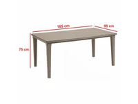 Kép 2/3 - Fujuli 6+1 kerti bútor garnitúra szett