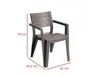 Kép 3/3 - Fujuli 6+1 kerti bútor garnitúra szett