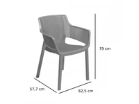 Kép 3/5 - Elimore 6+1 kerti bútor garnitúra szett