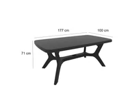 Kép 2/4 - Balante 6+1 kerti bútor garnitúra szett