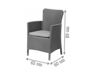 Kép 3/3 - Futon 6+1 kerti bútor garnitúra