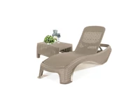 Kép 1/4 - Atlantic kerti nyugágy set Corfu asztallal