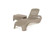 Kép 2/4 - Atlantic kerti nyugágy set Corfu asztallal