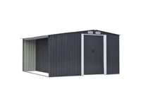 Kép 1/2 - MIR1008 SK kerti szerszámos ház fatároló rekesszel