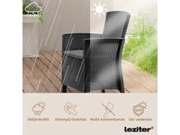 Kép 5/5 - Lima műrattan karfás szék