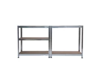 Kép 5/5 - Nagy teherbírású polc 180x90x40 cm 175 kg króm