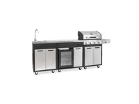 Kép 1/5 - BR-K4PLUS komplett kerti grillpult 4+1 égős