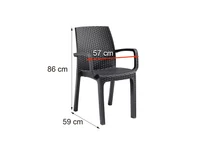 Kép 3/5 - Corri 6+1 kerti bútor garnitúra szett