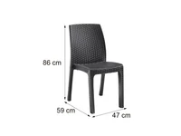 Kép 4/4 - Hellda 6+1 kerti bútor garnitúra szett