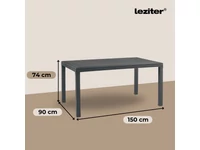 Kép 3/5 - Hellma 6+1 kerti bútor garnitúra szett