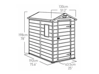 Kép 3/3 - Manor 4x6 kerti ház