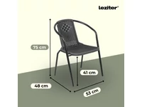 Kép 2/5 - Lund 4+1 kerti bútor garnitúra szett