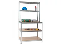 Kép 2/2 - Nagy teherbírású polc G 100x30/60x180 cm 150 kg