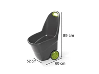 Kép 3/3 - Easy go xl műanyag kerti talicska 62 l