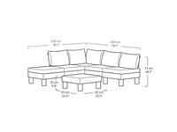 Kép 3/5 - Elements full kerti bútor szett