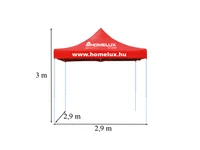 Kép 3/3 - Összecsukható kerti pavilon 2,9x2,9x3 m
