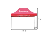 Kép 3/3 - Összecsukható kerti pavilon 2,9x3,9x3 m