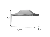 Kép 5/5 - Összecsukható kerti pavilon 3x4,5 m