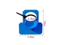 Kép 5/5 - Medencecső tartókonzol 38 mm kék