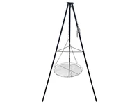 Kép 1/5 - MIR-HP48 Acél függesztett grillrács háromlábbal 51 cm