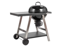 Kép 1/5 - MIR709 Faszenes grill polccal és kerekekkel 56 cm