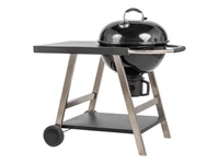 Kép 2/5 - MIR709 Faszenes grill polccal és kerekekkel 56 cm