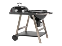 Kép 3/5 - MIR709 Faszenes grill polccal és kerekekkel 56 cm