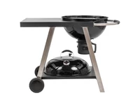 Kép 5/5 - MIR709 Faszenes grill polccal és kerekekkel 56 cm