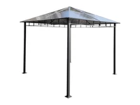 Kép 1/5 - Dari kerti pavilon polikarbonát tetővel 3x3 m