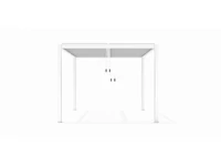 Kép 3/4 - LUXE pergola 3x4m fehér LED világítással