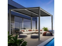 Kép 4/5 - LUXE pergola 4x4m antracit LED világítással