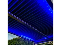 Kép 5/5 - LUXE pergola 5,8x3m antracit LED világítással