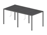 Kép 2/5 - LUXE pergola 7,8x3m antracit LED világítással