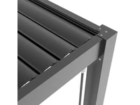 Kép 5/5 - LUXE pergola 7,8x3m antracit LED világítással