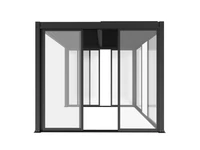 Kép 3/5 - LUXE S8 tolóajtók 270x218cm 3 m-ig antracit